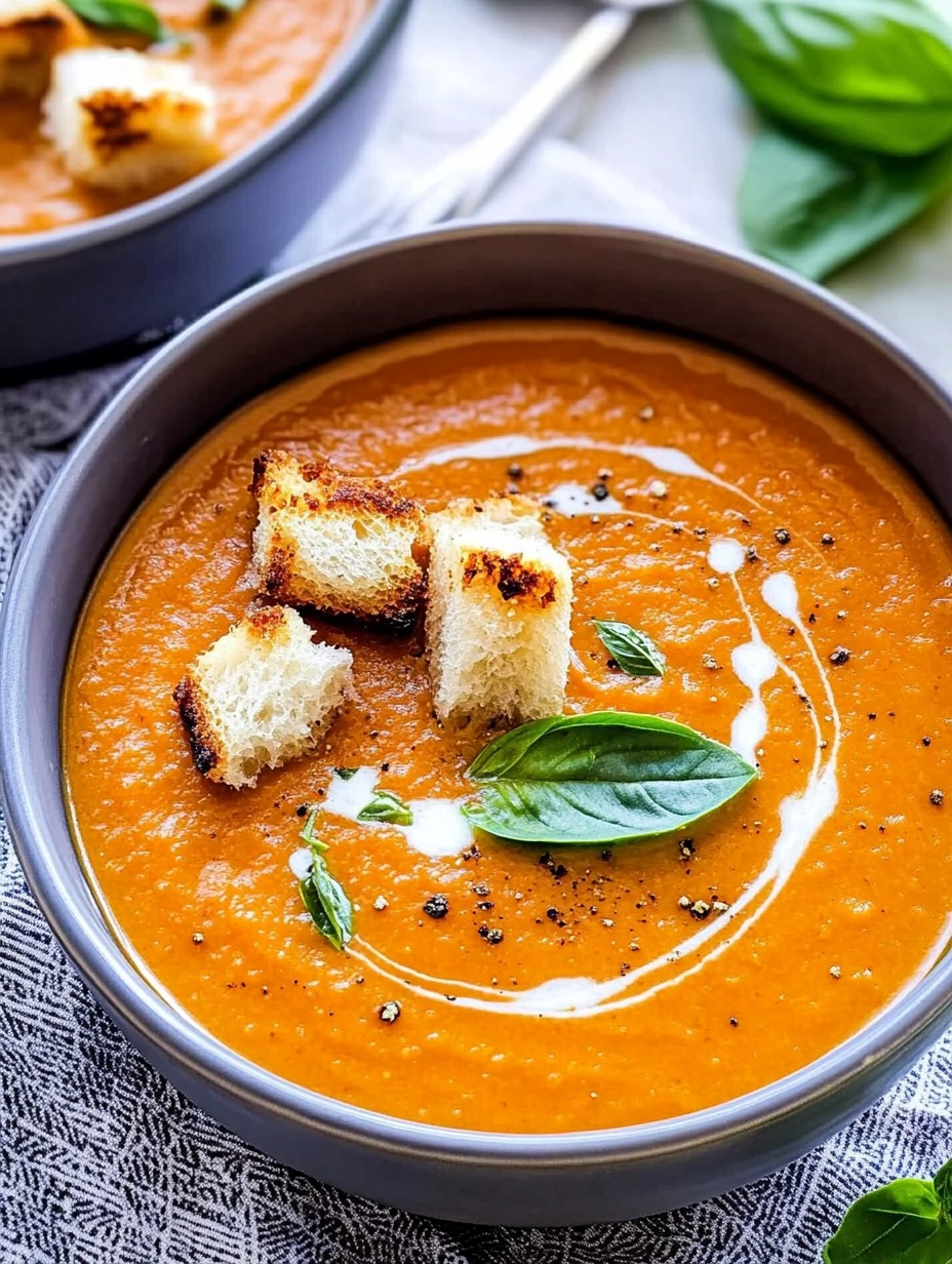 Tomato Soup | Easy Creamy Tomato Soup