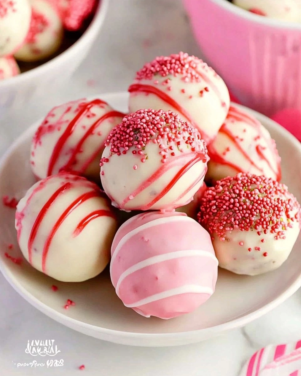 Valentine Strawberry Cake Truffles 103 Valentine Strawberry Cake Truffles