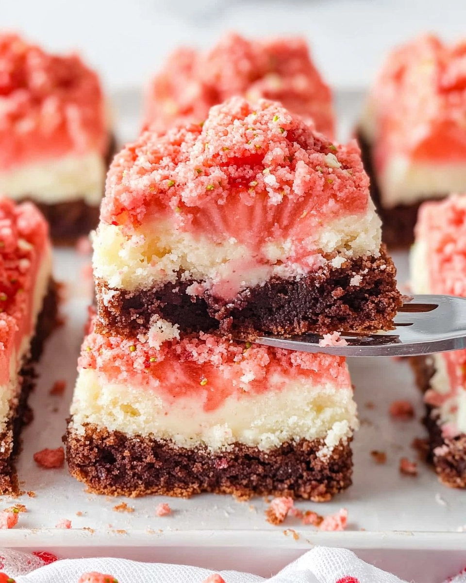 Valentine Strawberry Shortcake Brownies 116 Valentine Strawberry Shortcake Brownies
