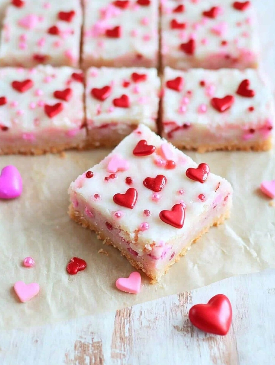 Valentine Sugar Cookie Bar