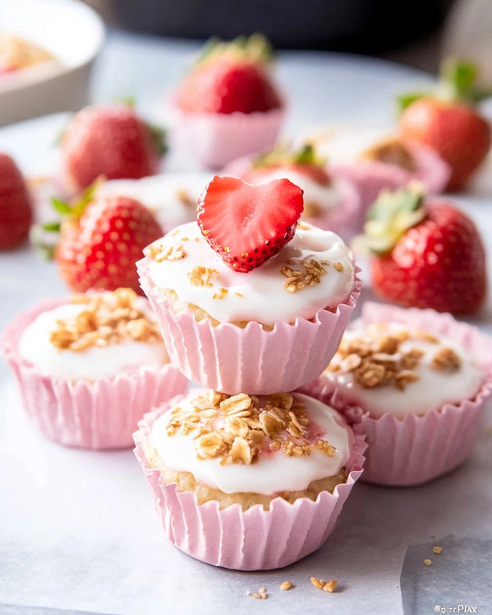 Valentine strawberry yogurt bites 76 Valentine strawberry yogurt bites