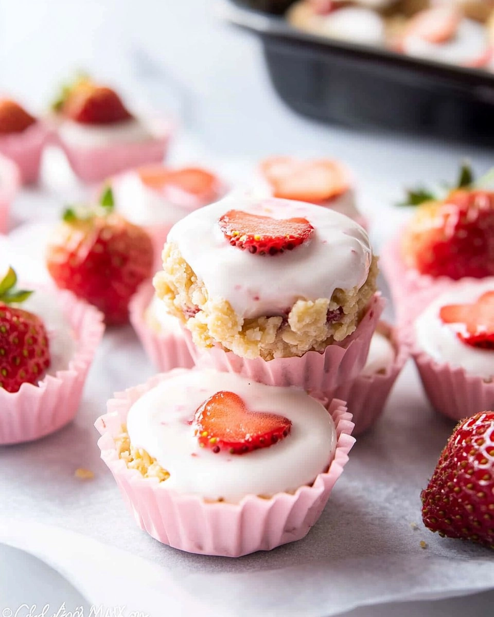 Valentine strawberry yogurt bites 78 Valentine strawberry yogurt bites