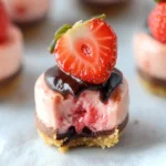 Valentine’s Day Chocolate Strawberry Mini Cheesecakes 94 Valentines-Day-Chocolate-Strawberry-Mini-Cheesecakes-Recipe