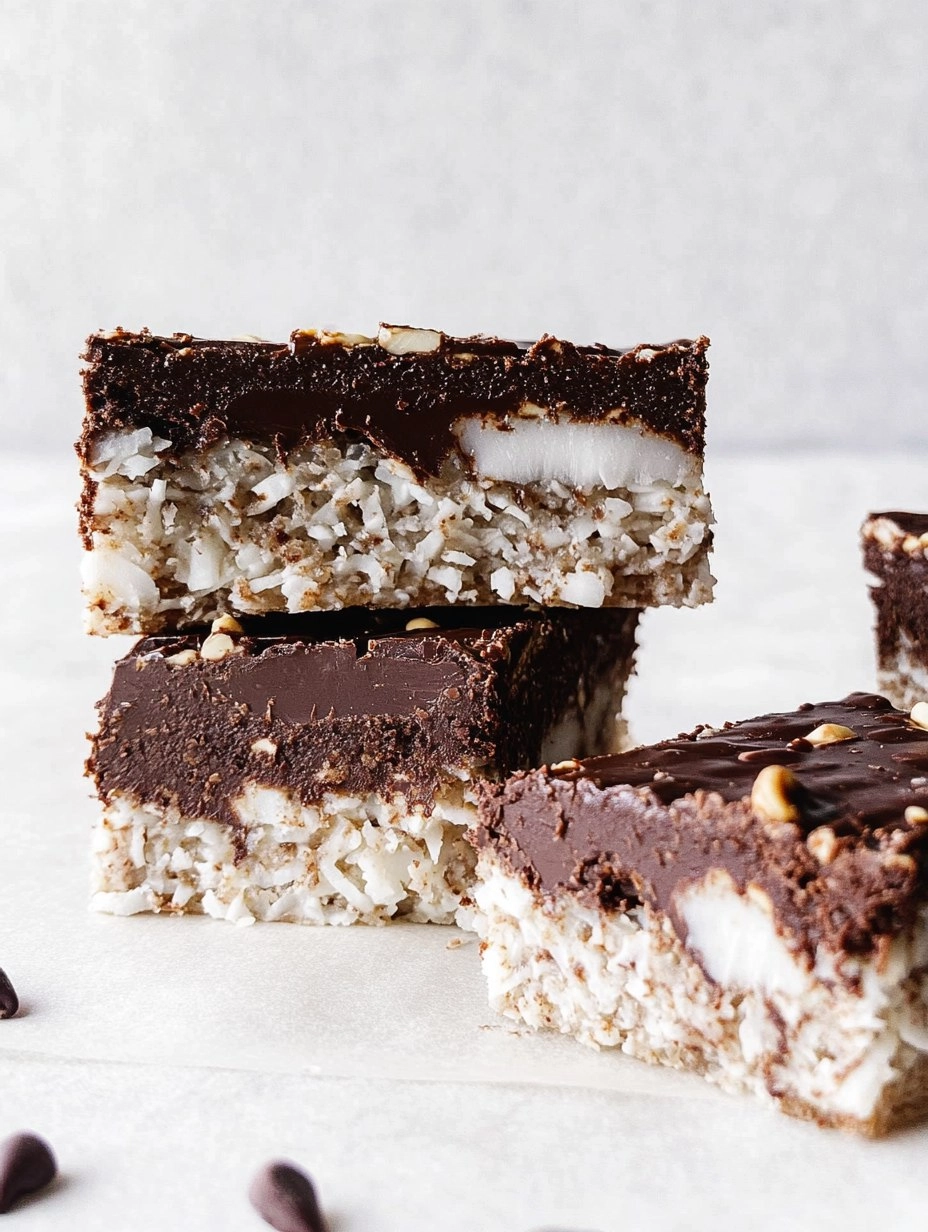 Valentine’s Day  Coconut-Chocolate Keto Bars