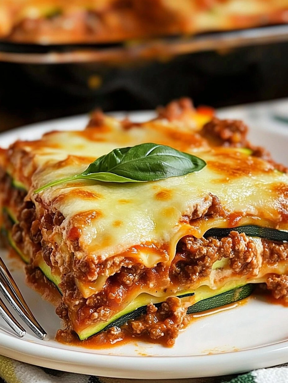 Zucchini Lasagna Bolognese