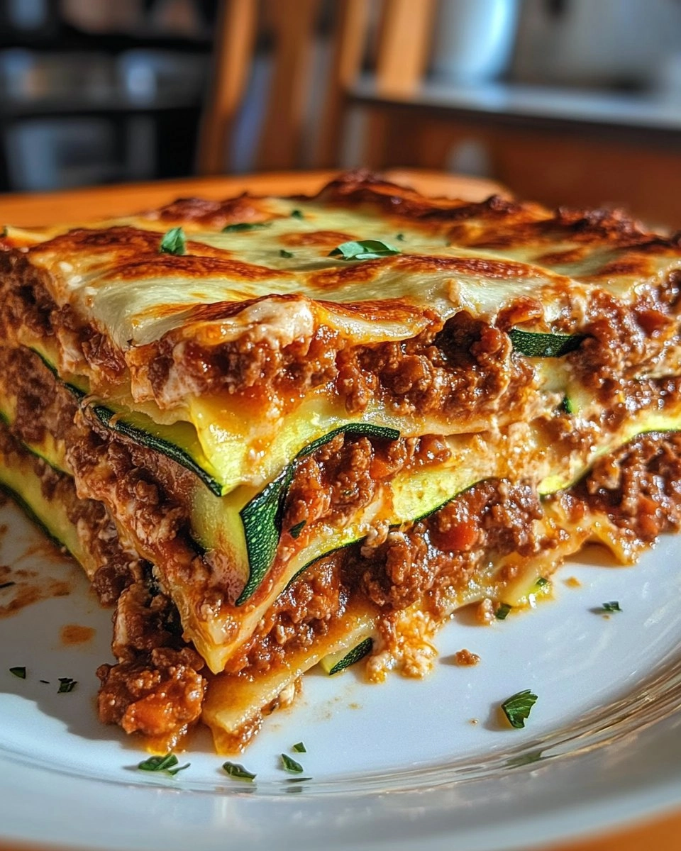Zucchini Lasagna Bolognese