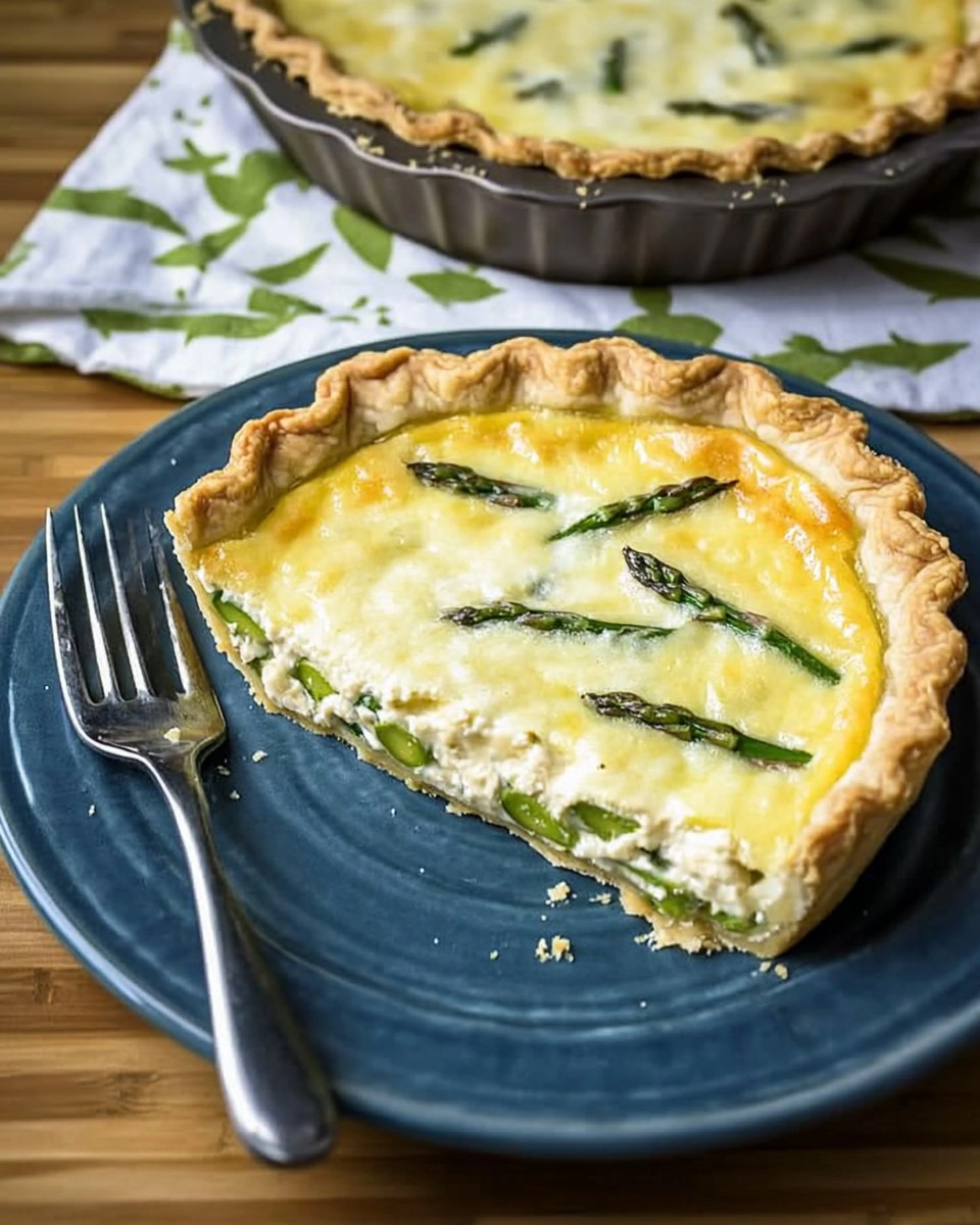 Asparagus and Gruyere Quiche | Easy Spring Breakfast