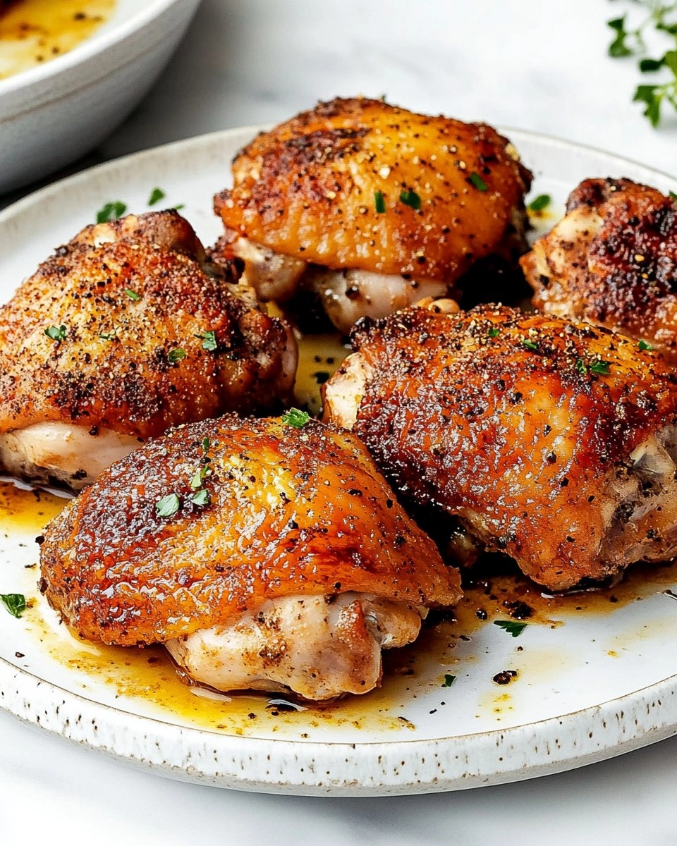Baked Chicken Thighs | Juicy Oven-Roasted Chicken