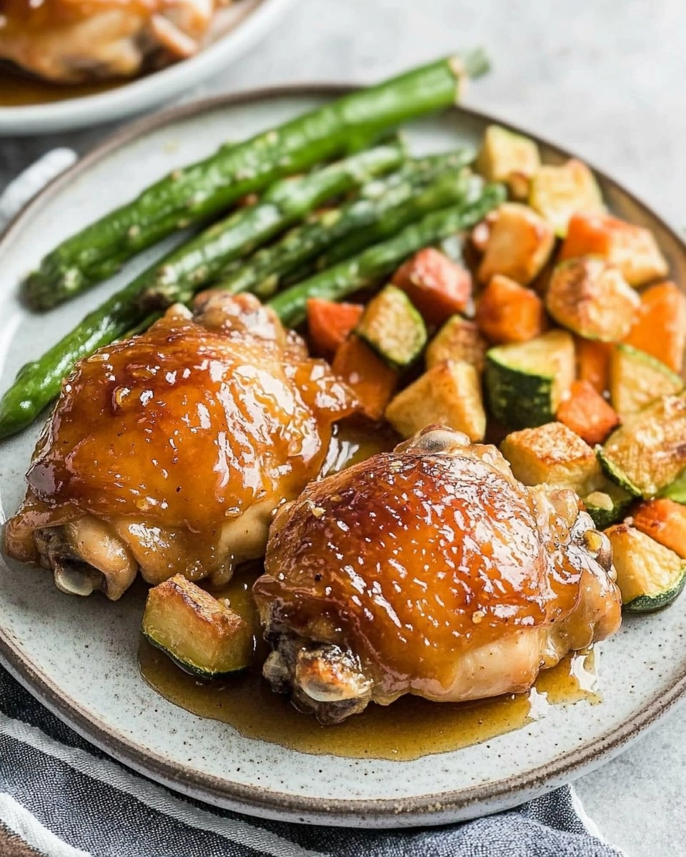 Baked-Honey-Garlic-Chicken-Thighs-with-Veggies-Recipe