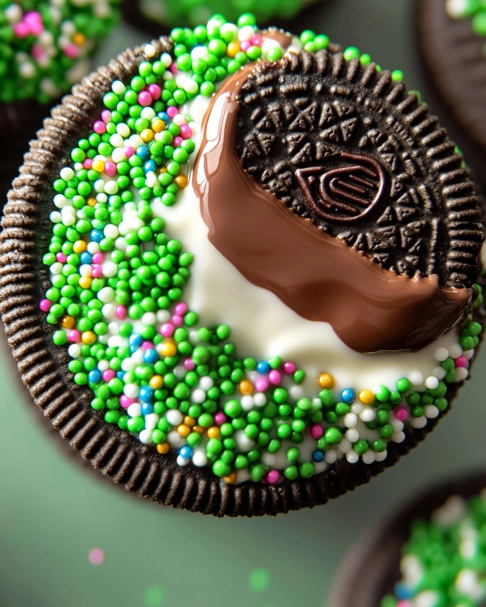 Chocolate Dipped Oreos with Sprinkles 61 Chocolate Dipped Oreos with Sprinkles