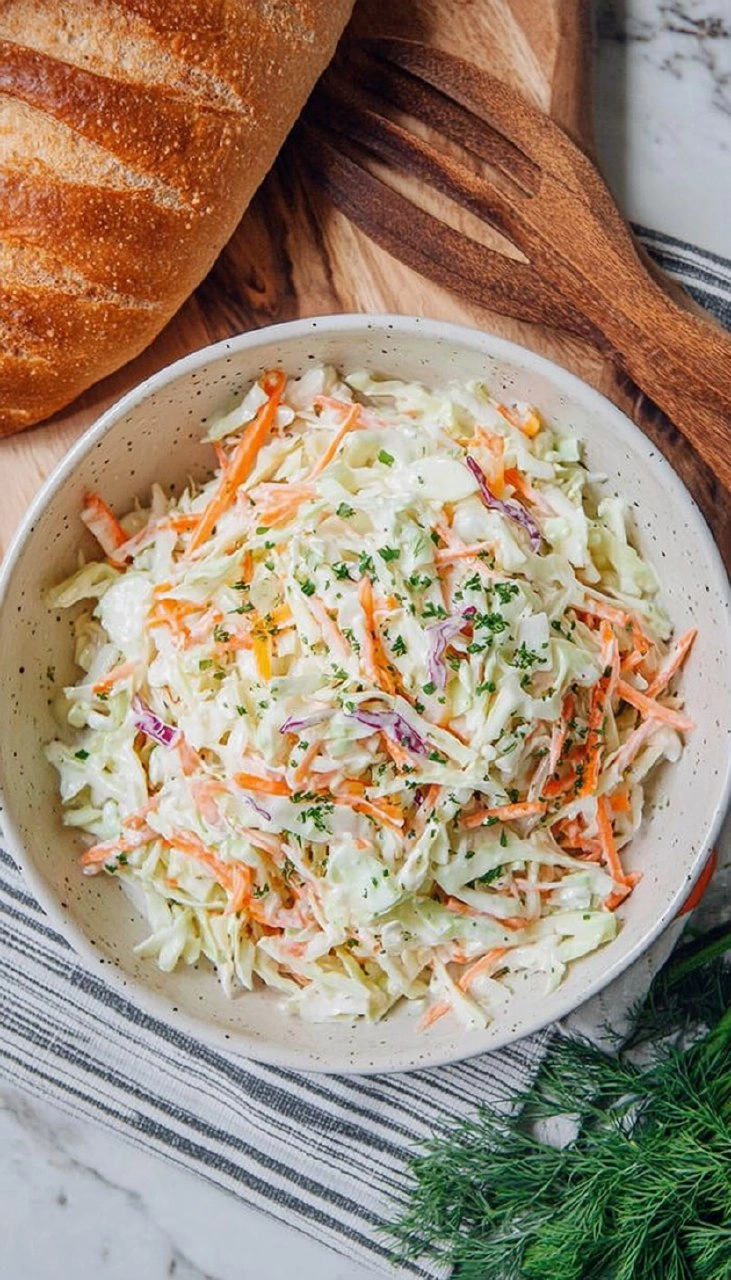 Classic Creamy Coleslaw (Better Than Deli-Style)