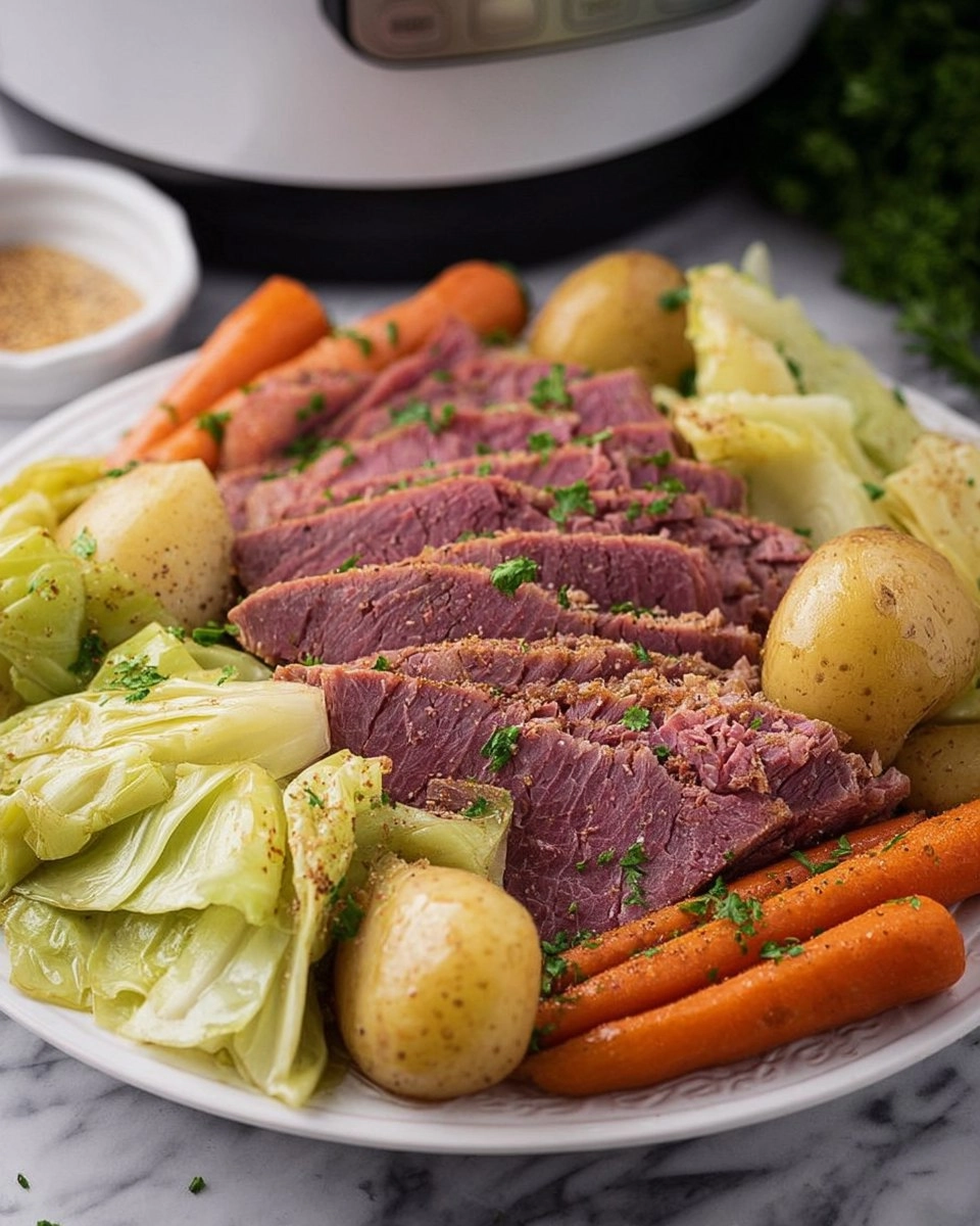 Corned Beef & Cabbage (Crockpot) 
