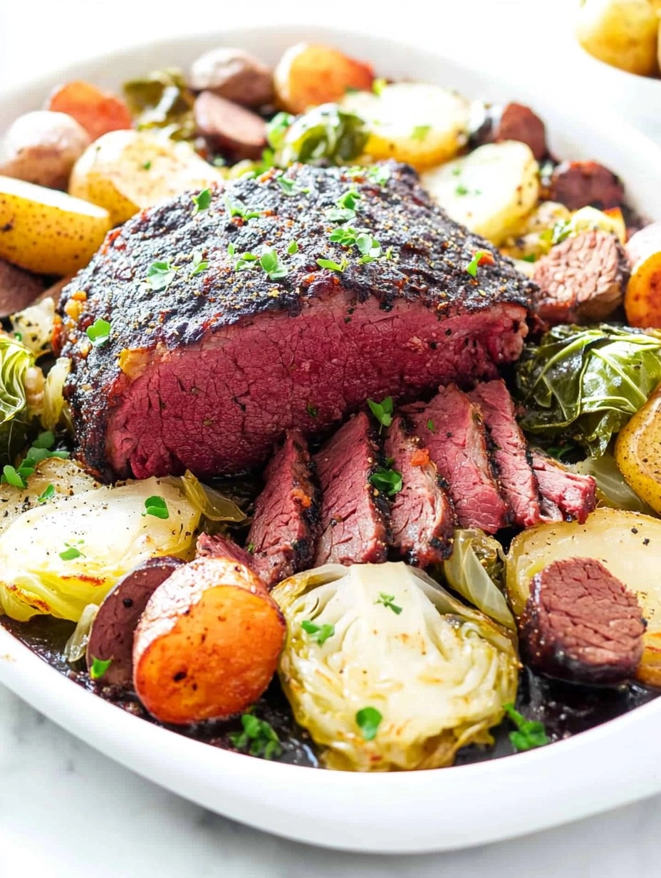 Corned Beef & Cabbage Sheet-Pan Dinner (No Boiling Pot Required)