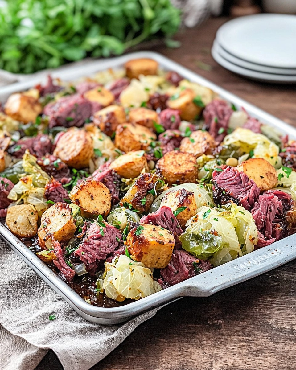 Corned Beef & Cabbage Sheet-Pan Dinner (No Boiling Pot Required)