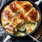 Cozy-Chicken-Pot-Pie-with-Leeks-Thyme-Skillet-Version-Recipe
