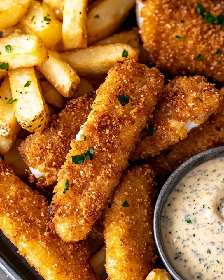 Crispy-Baked-Fish-Chips-with-Tartar-Sauce-Recipe