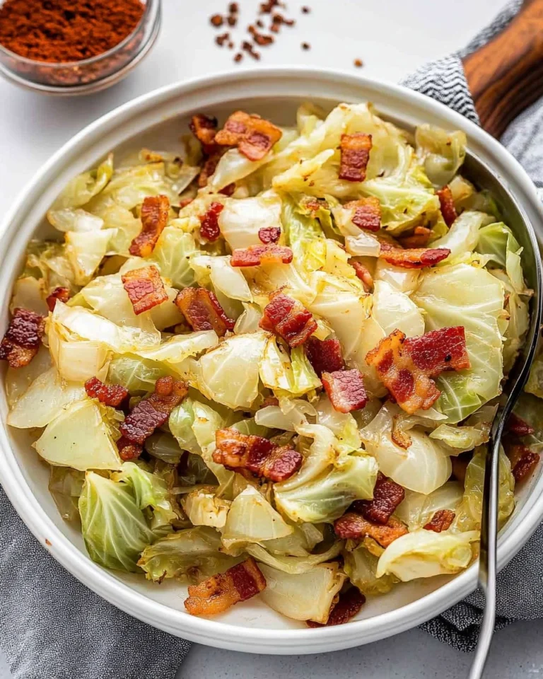 Crispy-Pan-Fried-Cabbage-with-Bacon-Onions-Recipe