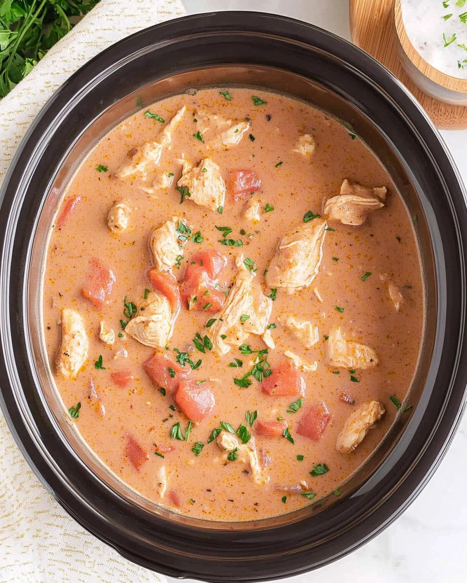 Crockpot Chicken Paprikash