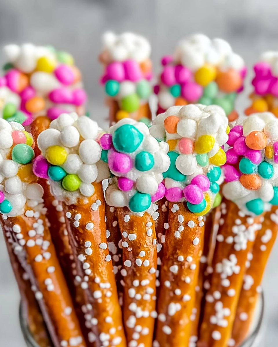 Dr. Seuss Truffula Tree Pretzel Rods to Delight Kids!