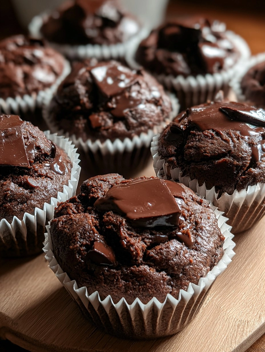Easy Double Chocolate Muffins