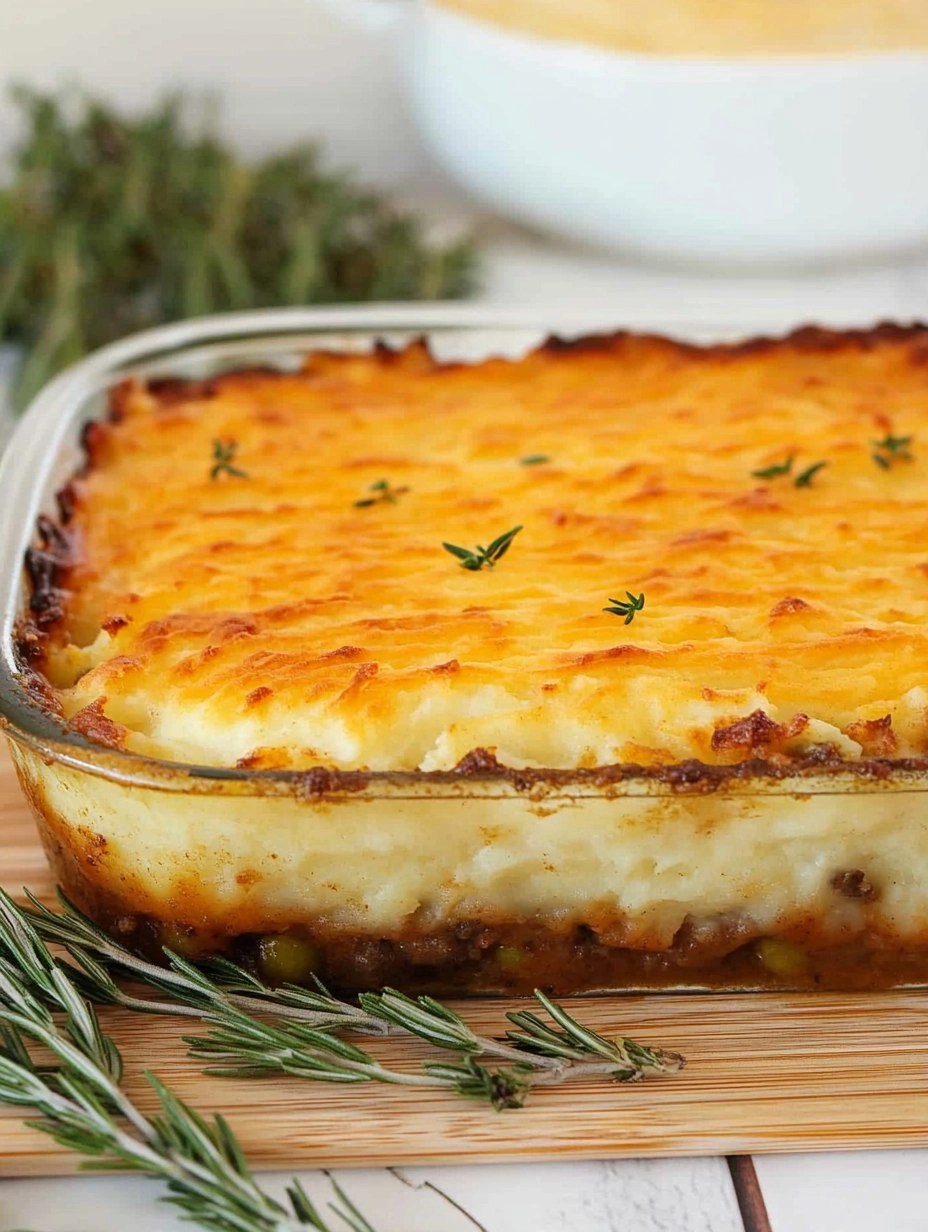 Easy Shepherd’s Pie with Cheesy Mashed Potato Topping