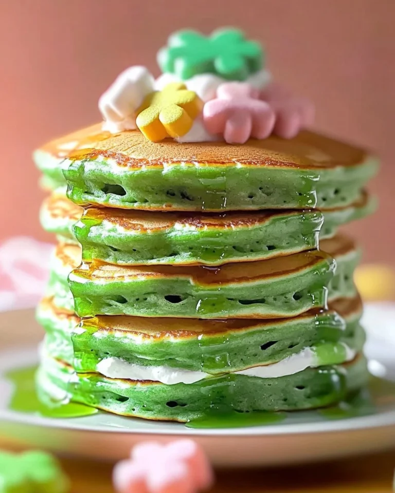 Fluffy-St.-Patricks-Day-Green-Buttermilk-Pancakes-Recipe