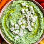 Green-Goddess-Yogurt-Dip-with-Veggie-Platter-Recipe