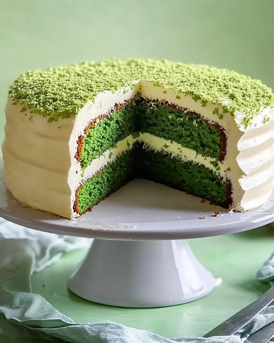 Green Velvet Cake