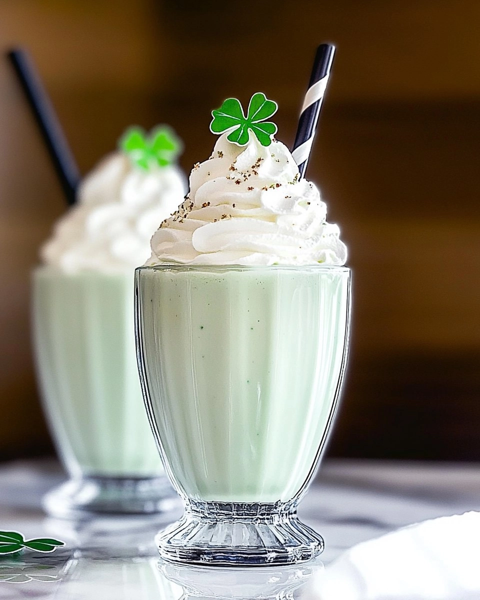 Homemade Shamrock Shakes