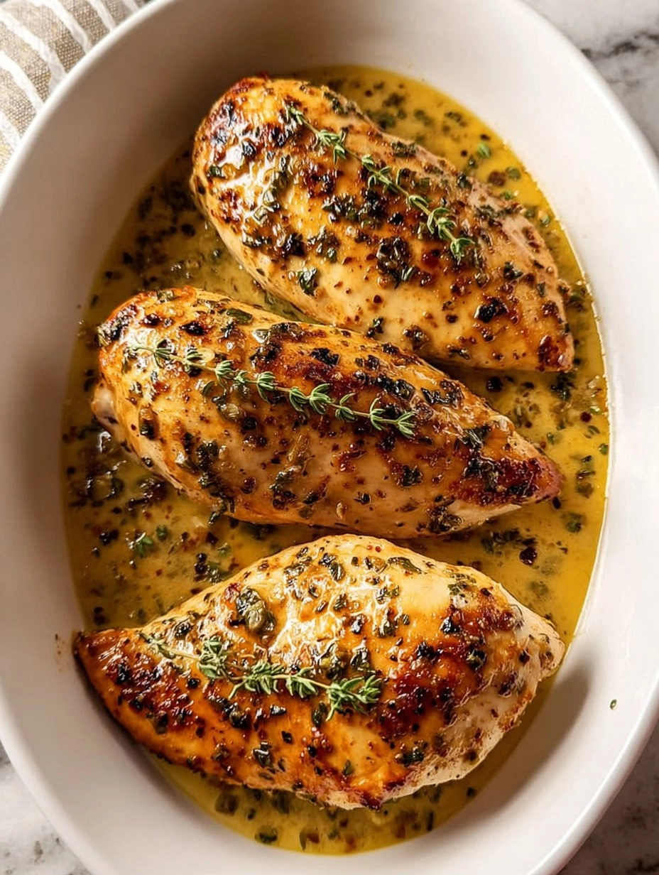 Honey Dijon Garlic Chicken Breasts | Easy Dinner idea