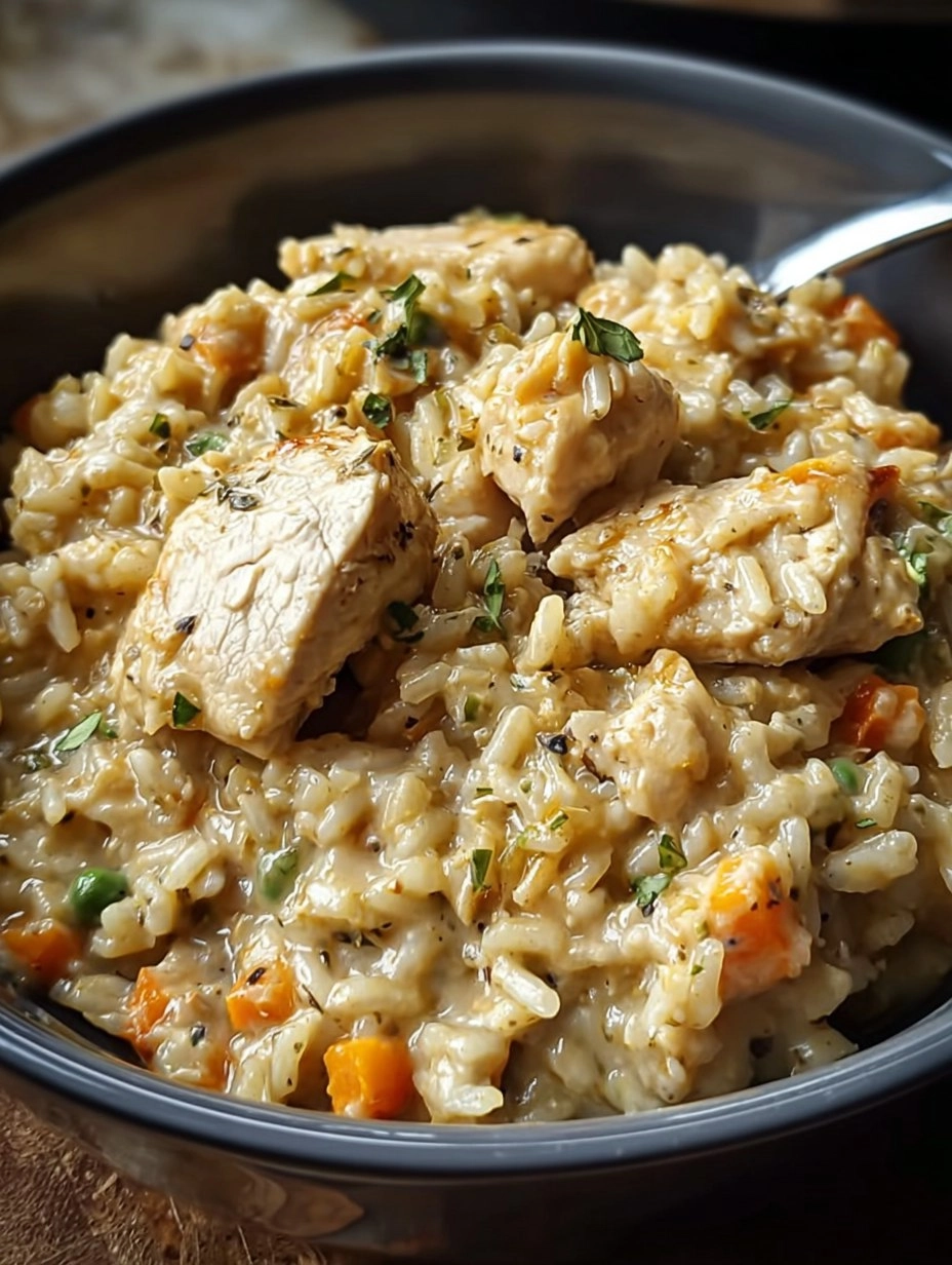 Instant Pot Creamy Chicken and Rice
