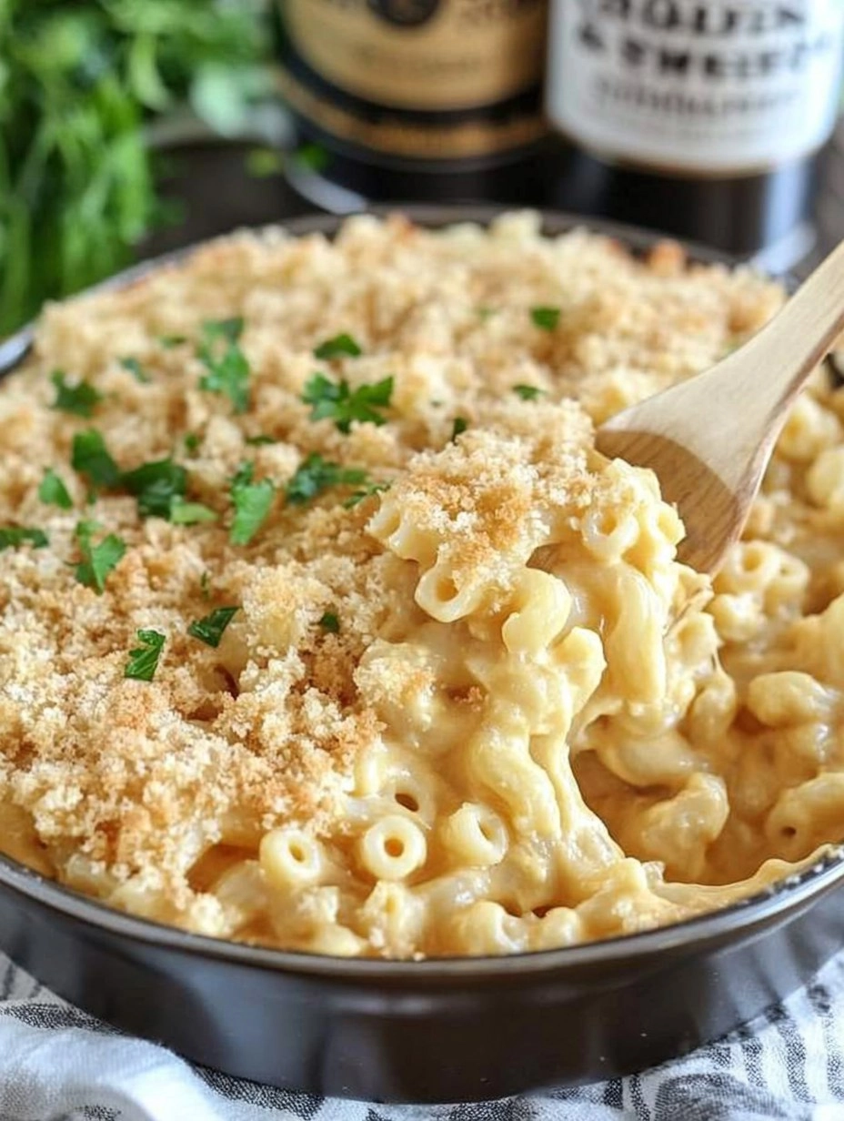 Irish Cheddar & Stout Mac and Cheese Bake
