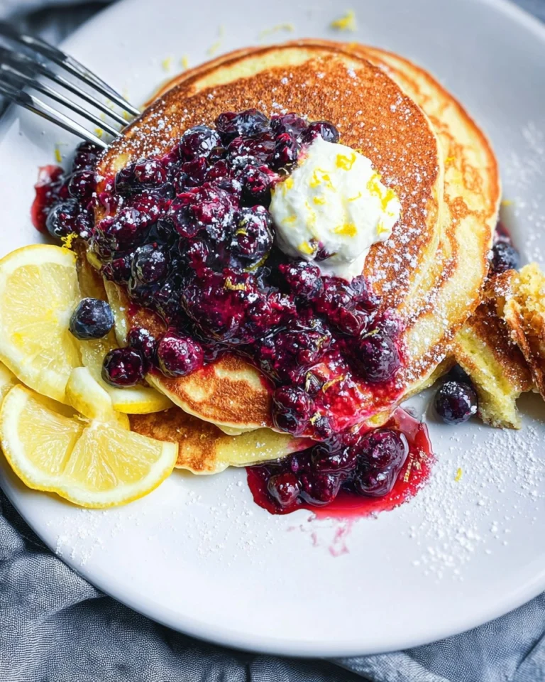 Lemon-Ricotta-Pancakes-with-Warm-Berry-Compote-Recipe