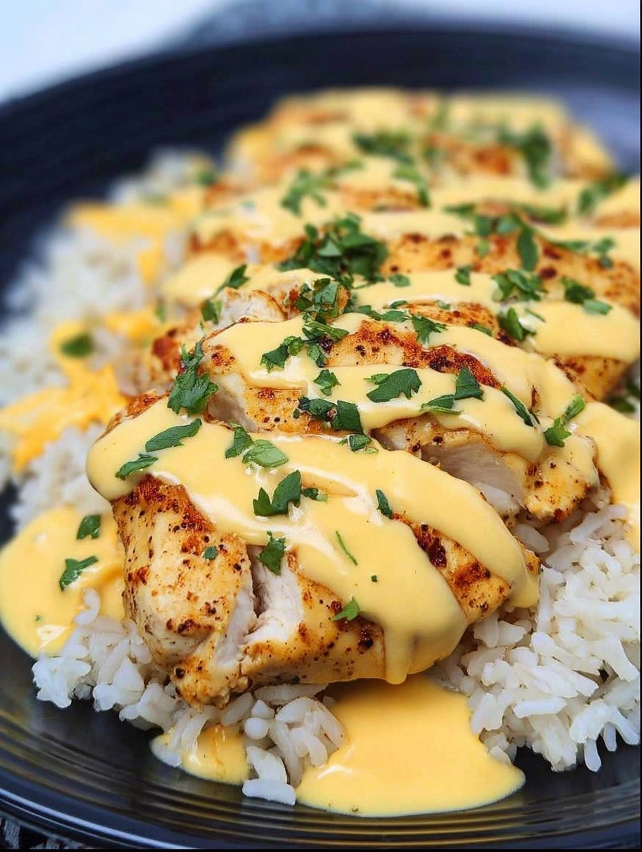 Mexican Chicken with Cheese Sauce