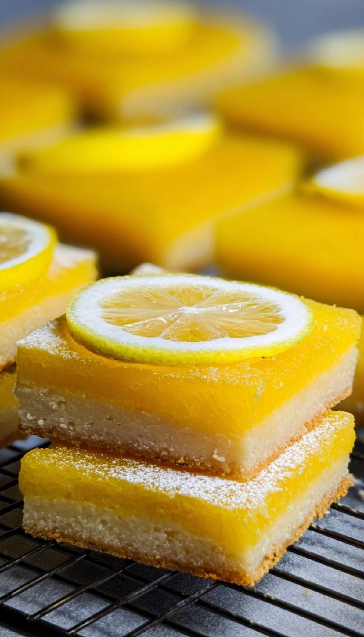 Meyer Lemon Bars with Extra Buttery Shortbread Crust 133 Meyer Lemon Bars with Extra Buttery Shortbread Crust