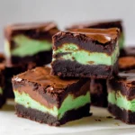 Mint Chocolate Brownies | Easy St Patrick's Day Fudgy Brownies 109 Mint-Chocolate-Brownies-Easy-St-Patricks-Day-Fudgy-Brownies-Recipe
