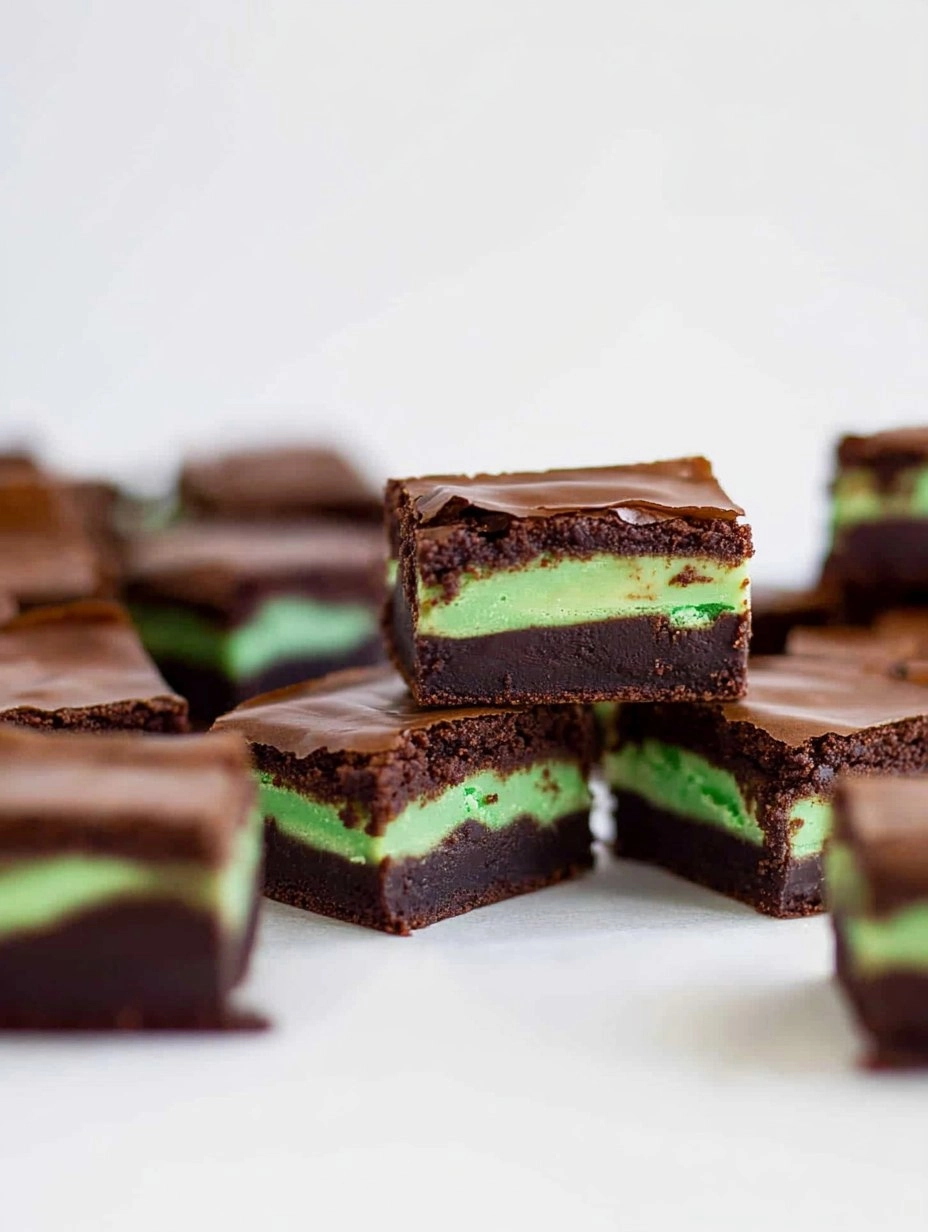 Mint Chocolate Brownies | Easy St Patrick's Day Fudgy Brownies 107 Mint Chocolate Brownies | Easy St Patrick's Day Fudgy Brownies
