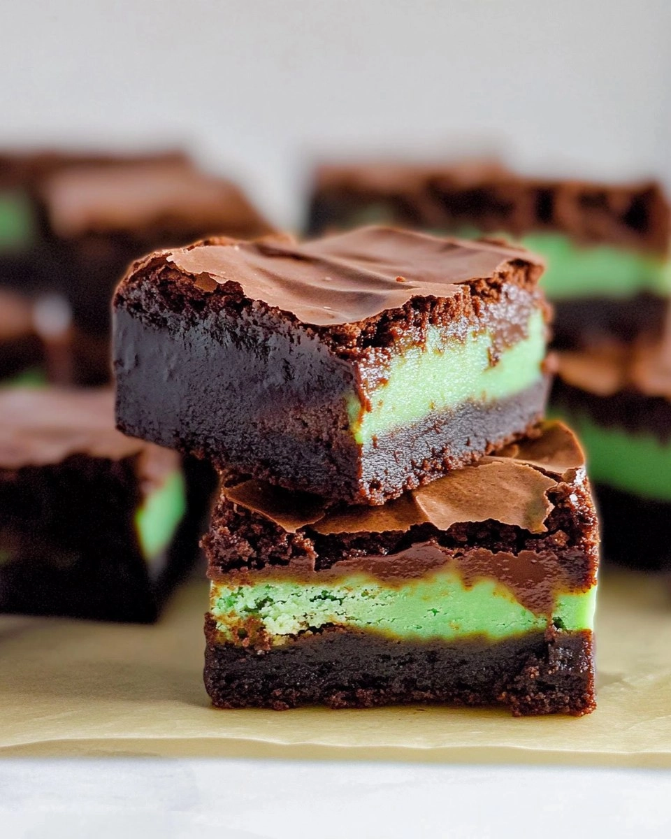 Mint Chocolate Brownies | Easy St Patrick's Day Fudgy Brownies 108 Mint Chocolate Brownies | Easy St Patrick's Day Fudgy Brownies