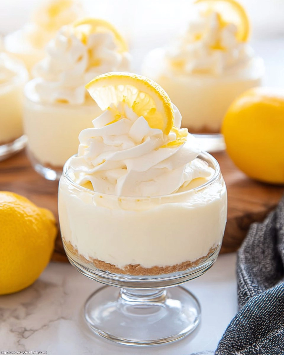 No-Bake-Lemon-Cheesecake-Cups-with-Vanilla-Cookie-Crust-Recipe