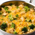 One-Pan-Cheesy-Chicken-Broccoli-and-Rice-Recipe