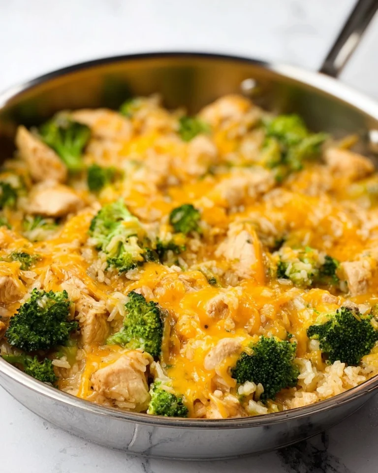 One-Pan-Cheesy-Chicken-Broccoli-and-Rice-Recipe