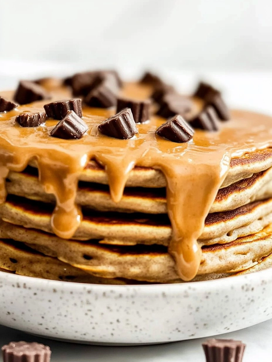 Peanut Butter Cup Protein Pancake Bowl