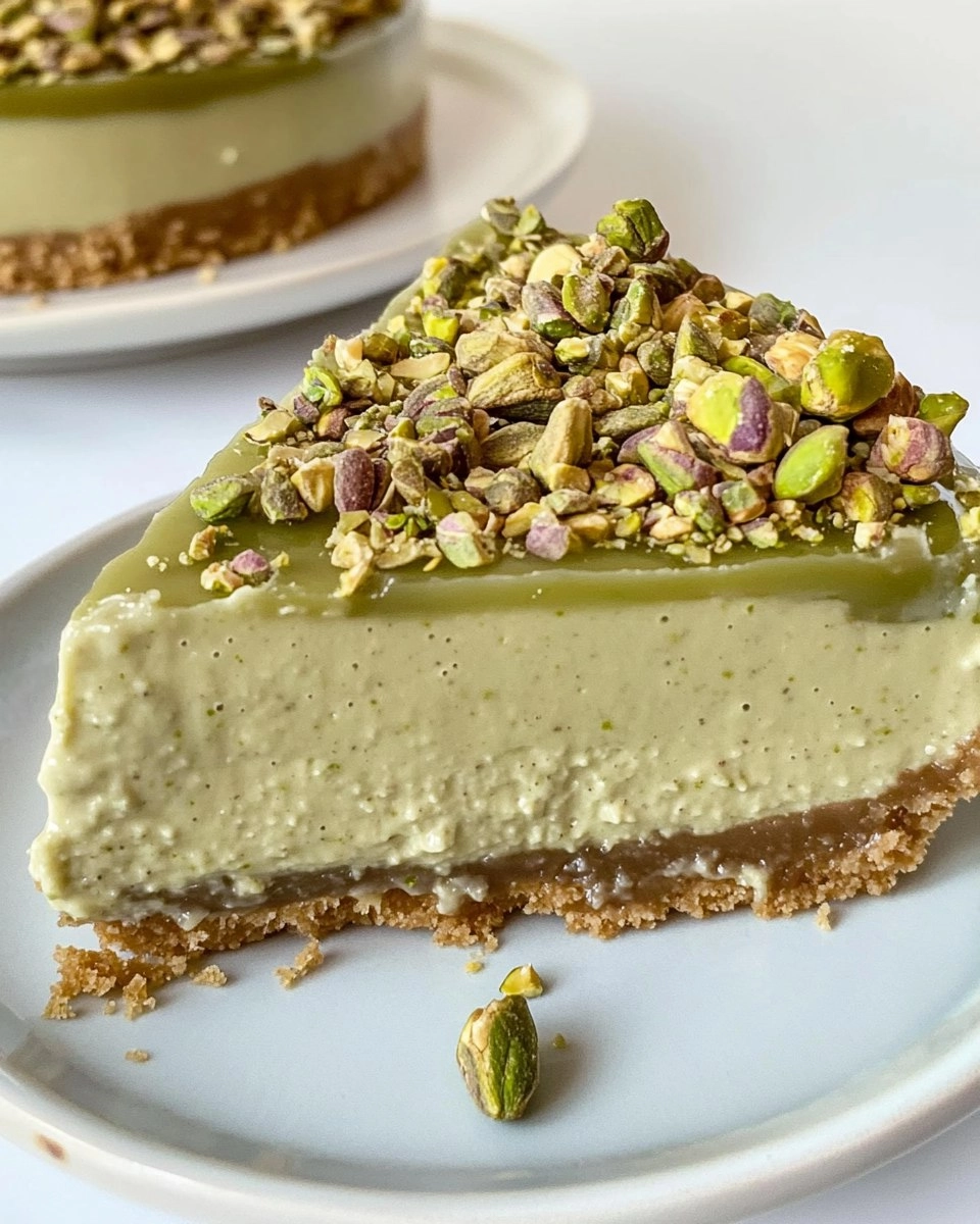 Pistachio Cheesecake | Easy No-Bake Green Dessert 96 Pistachio Cheesecake | Easy No-Bake Green Dessert