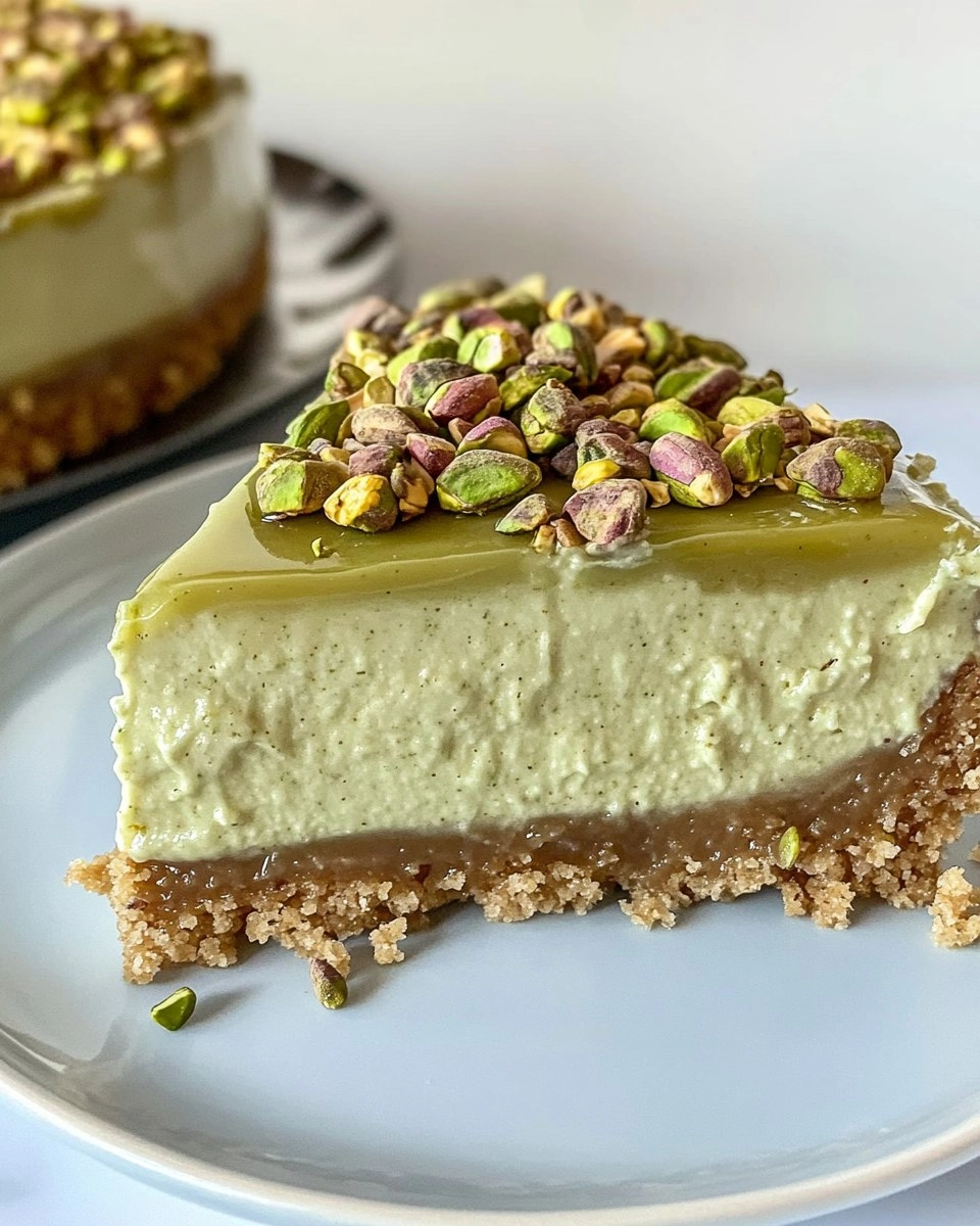 Pistachio Cheesecake | Easy No-Bake Green Dessert 98 Pistachio Cheesecake | Easy No-Bake Green Dessert