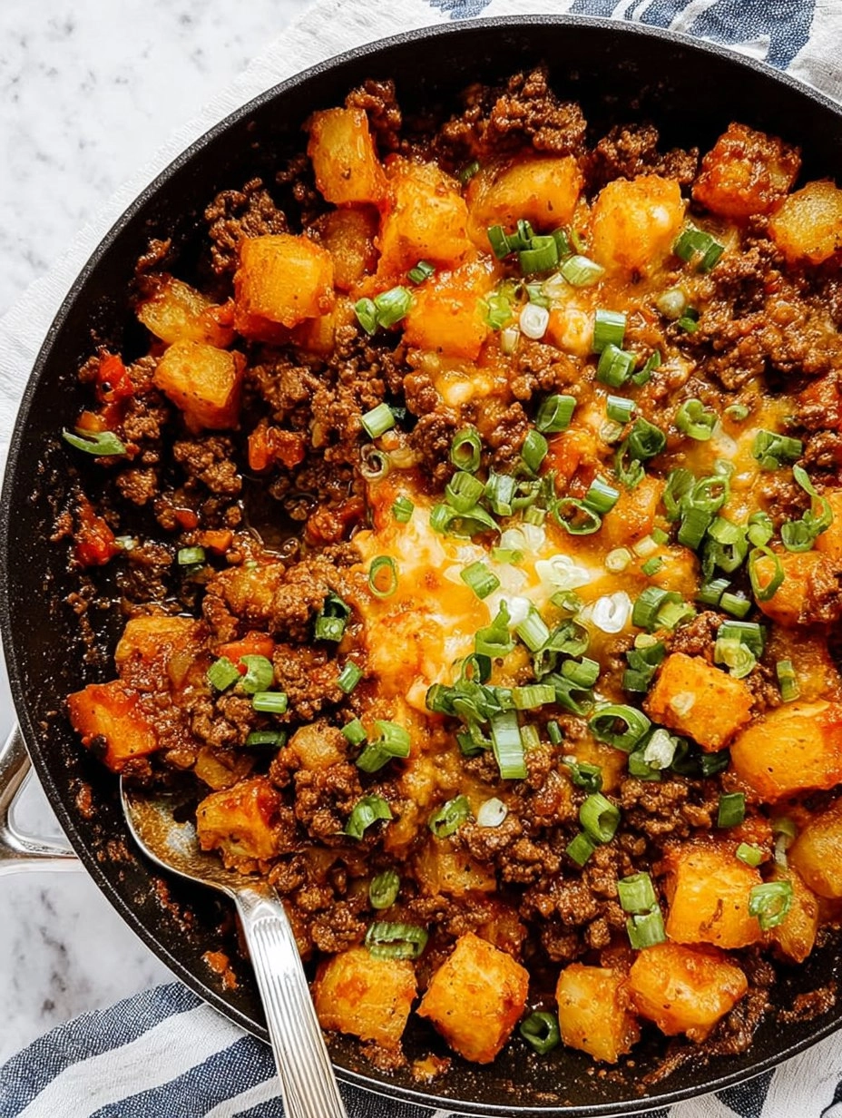 Quick Ground Beef and Potatoes 
