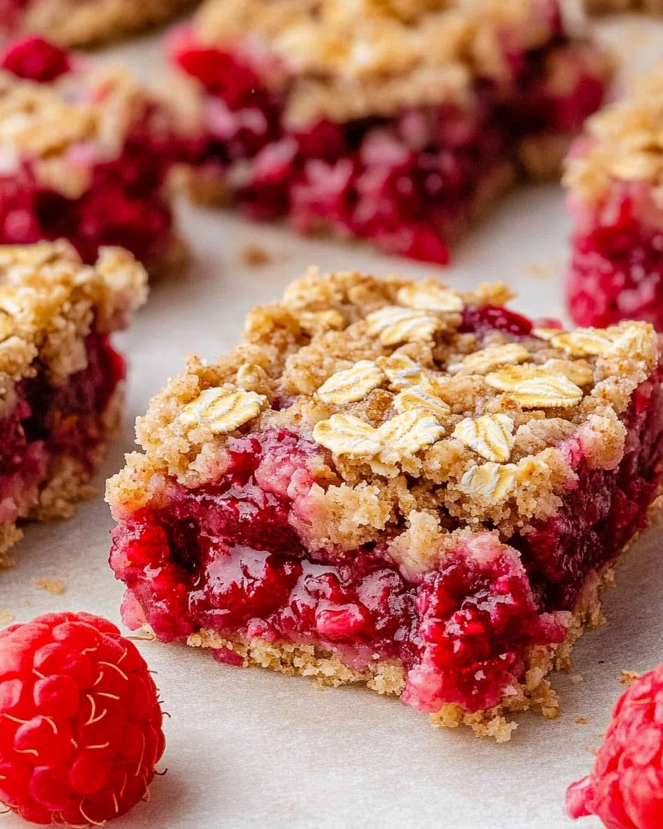 Raspberry Oat Bars 126 Raspberry Oat Bars