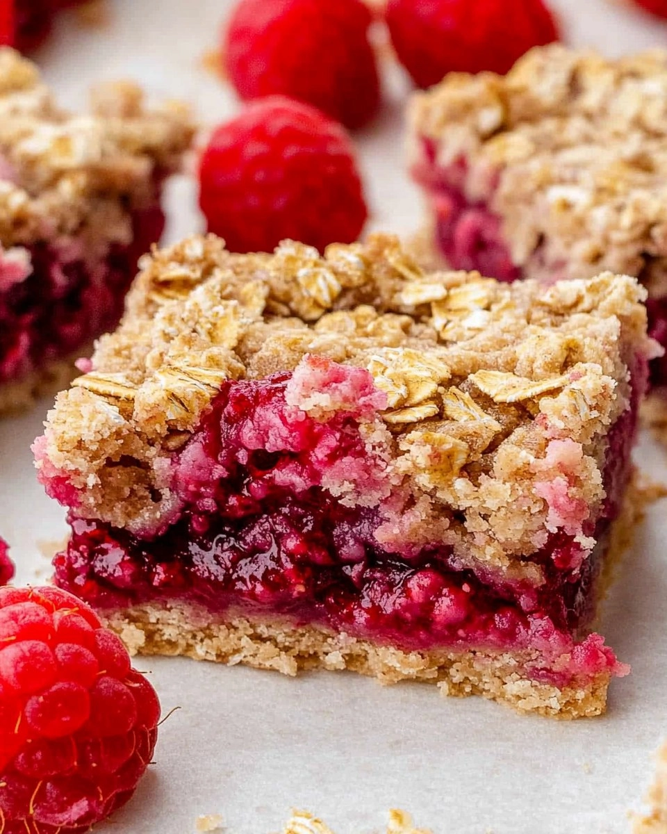 Raspberry Oat Bars 128 Raspberry Oat Bars