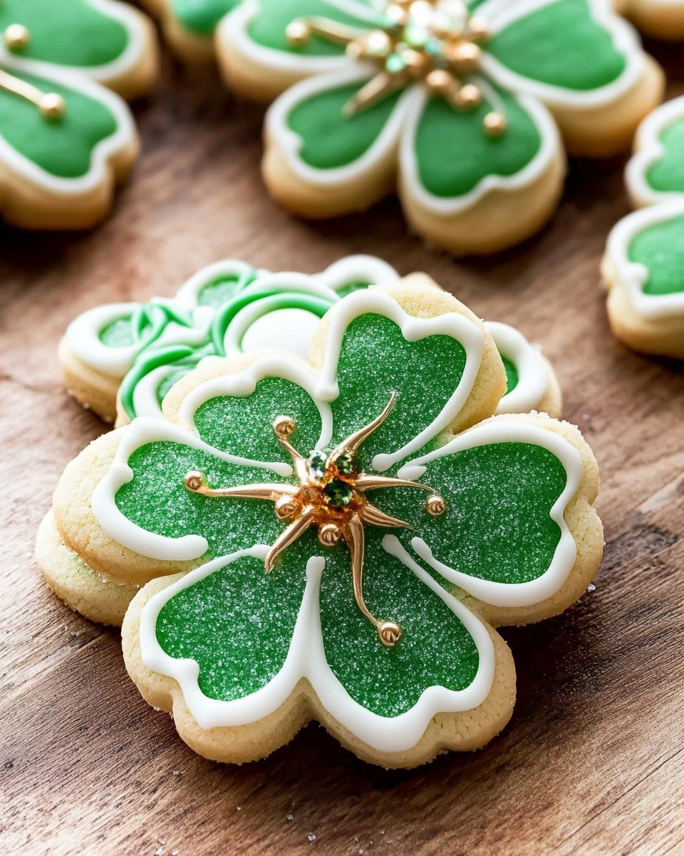 Shamrock Sugar Cookies | Decorated St Patrick's Day Cookies 136 Shamrock Sugar Cookies | Decorated St Patrick's Day Cookies