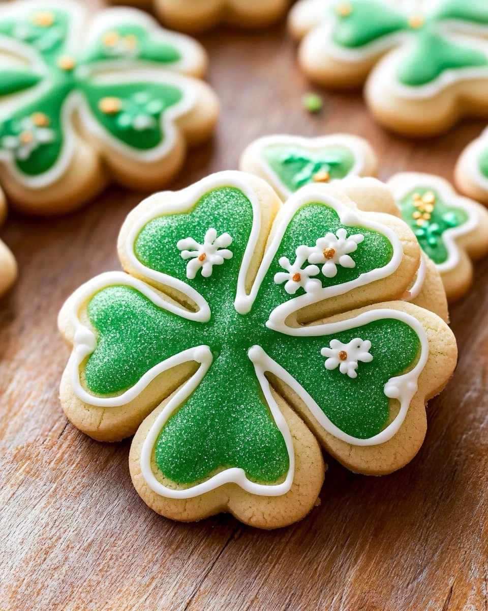 Shamrock Sugar Cookies | Decorated St Patrick's Day Cookies 138 Shamrock Sugar Cookies | Decorated St Patrick's Day Cookies