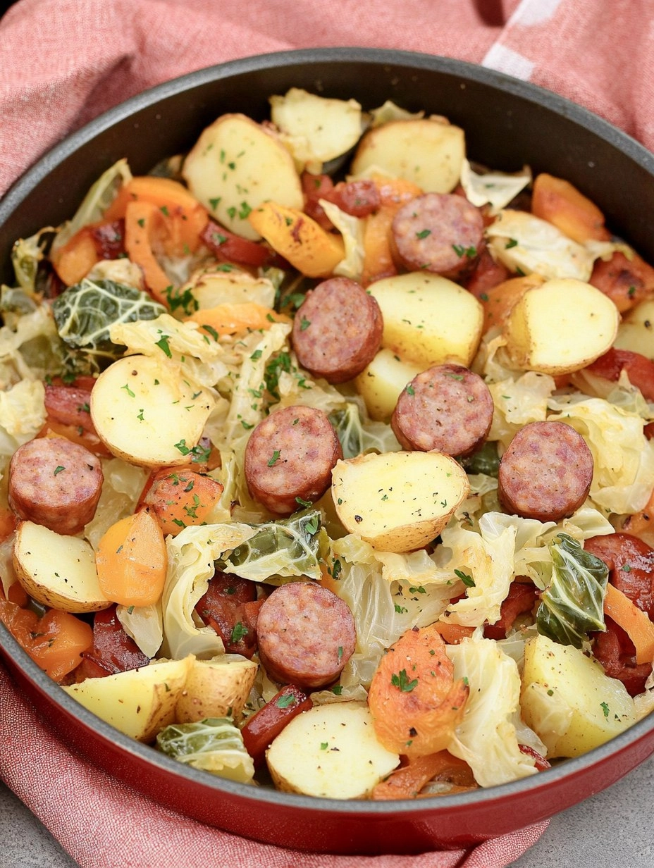 Sheet-Pan Sausage, Cabbage & Potatoes (Easy Weeknight Dinner)
